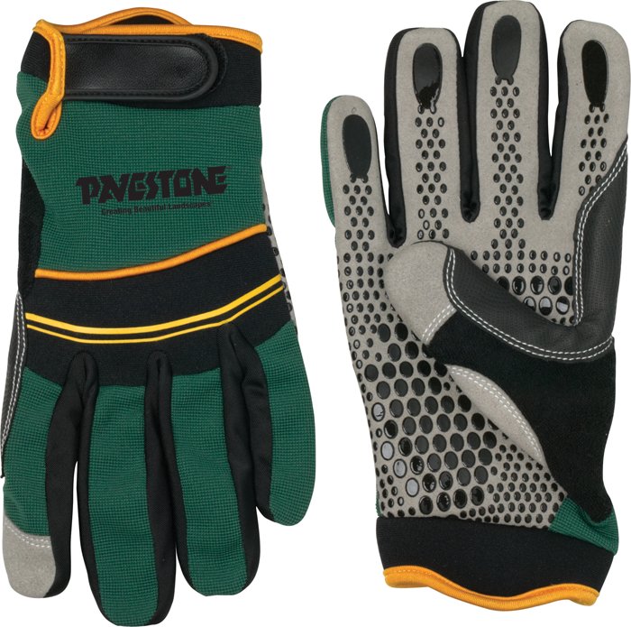 Sythetic Leather Palm Mechanic Glove 3