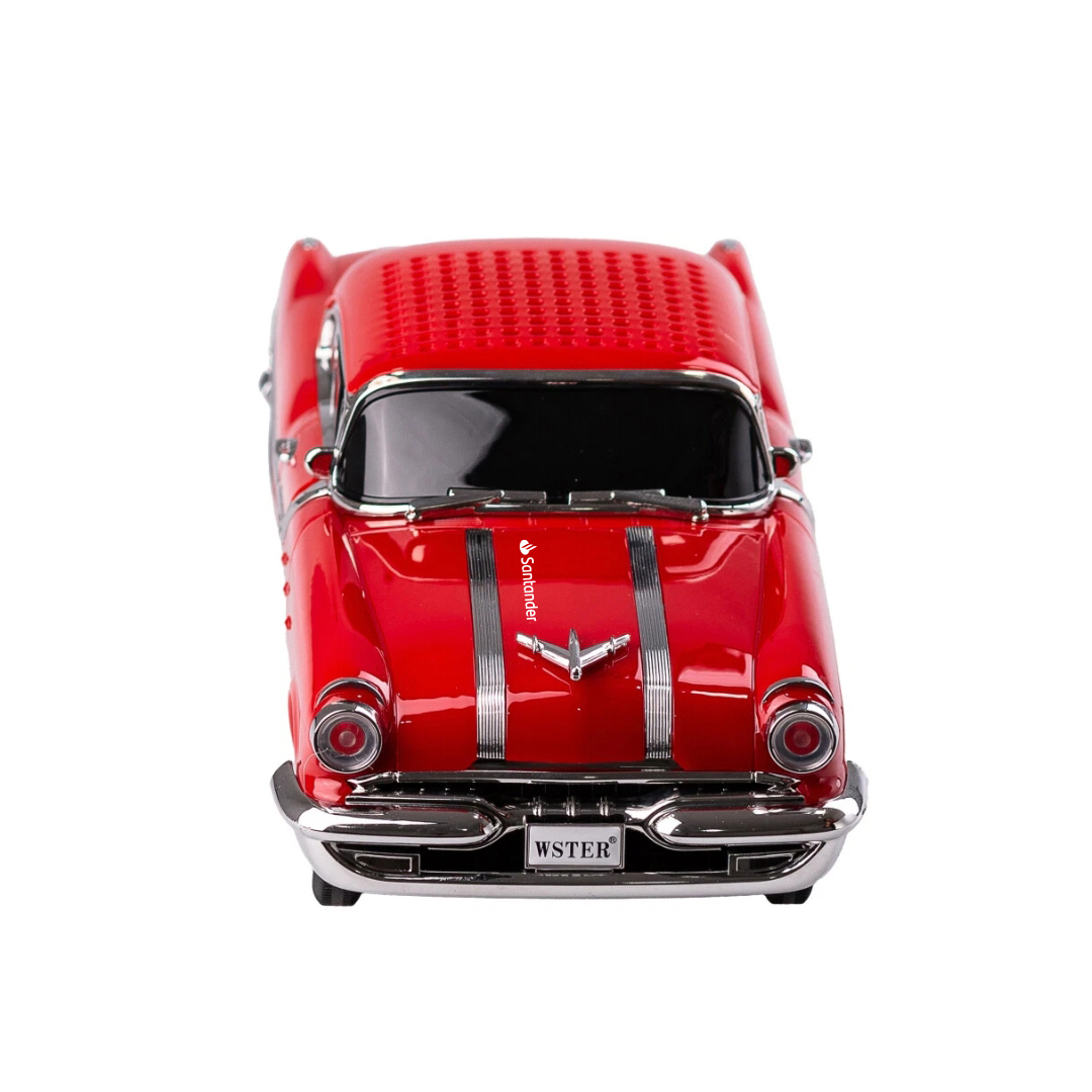 SonicWave Drive Vintage Car Bluetooth Speaker 9