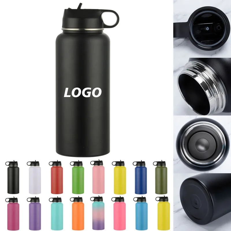 32 oz Insulated Stainless Steel Water Bottle, custom water bottle with logo imprint 2