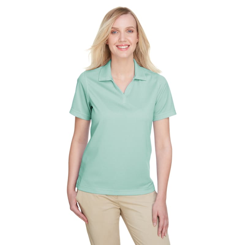 UltraClub Ladies' Cavalry Twill Performance Polo 7