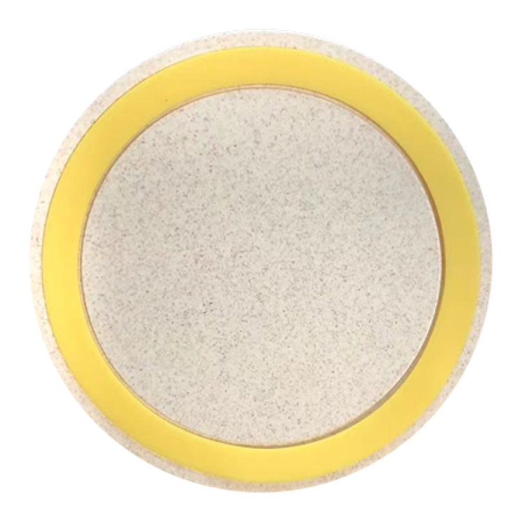 10W Eco Friendly Wireless Charging Pad For Mobile Devices Made of Wheat Straw Material 2