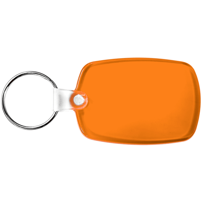 Oval Soft Plastic Keychains 11