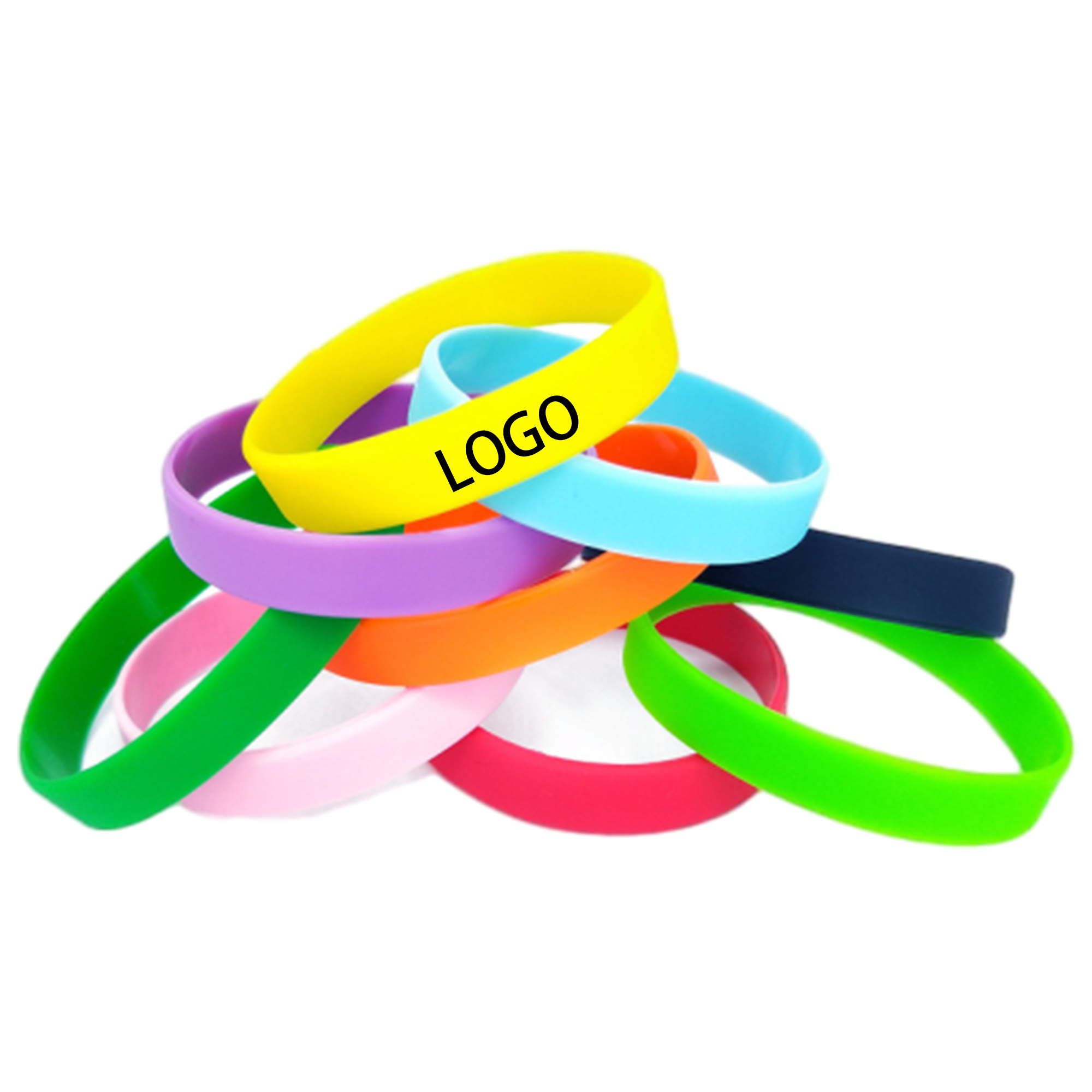 Multi-Size Colorful Silicone Bracelets 3