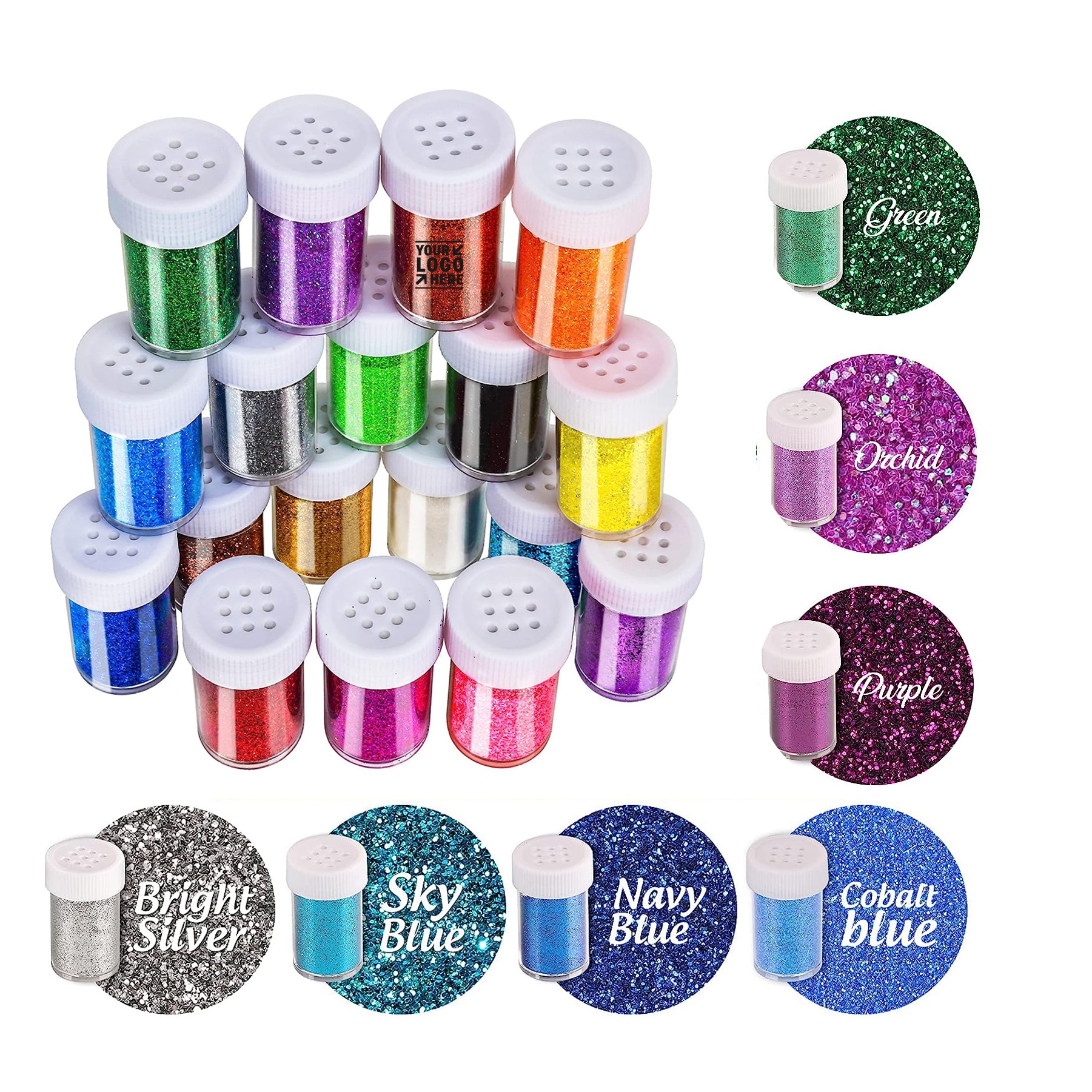 15g Multi Assorted Set Extra Fine Resin Glitter For Nail Art Crafts 2