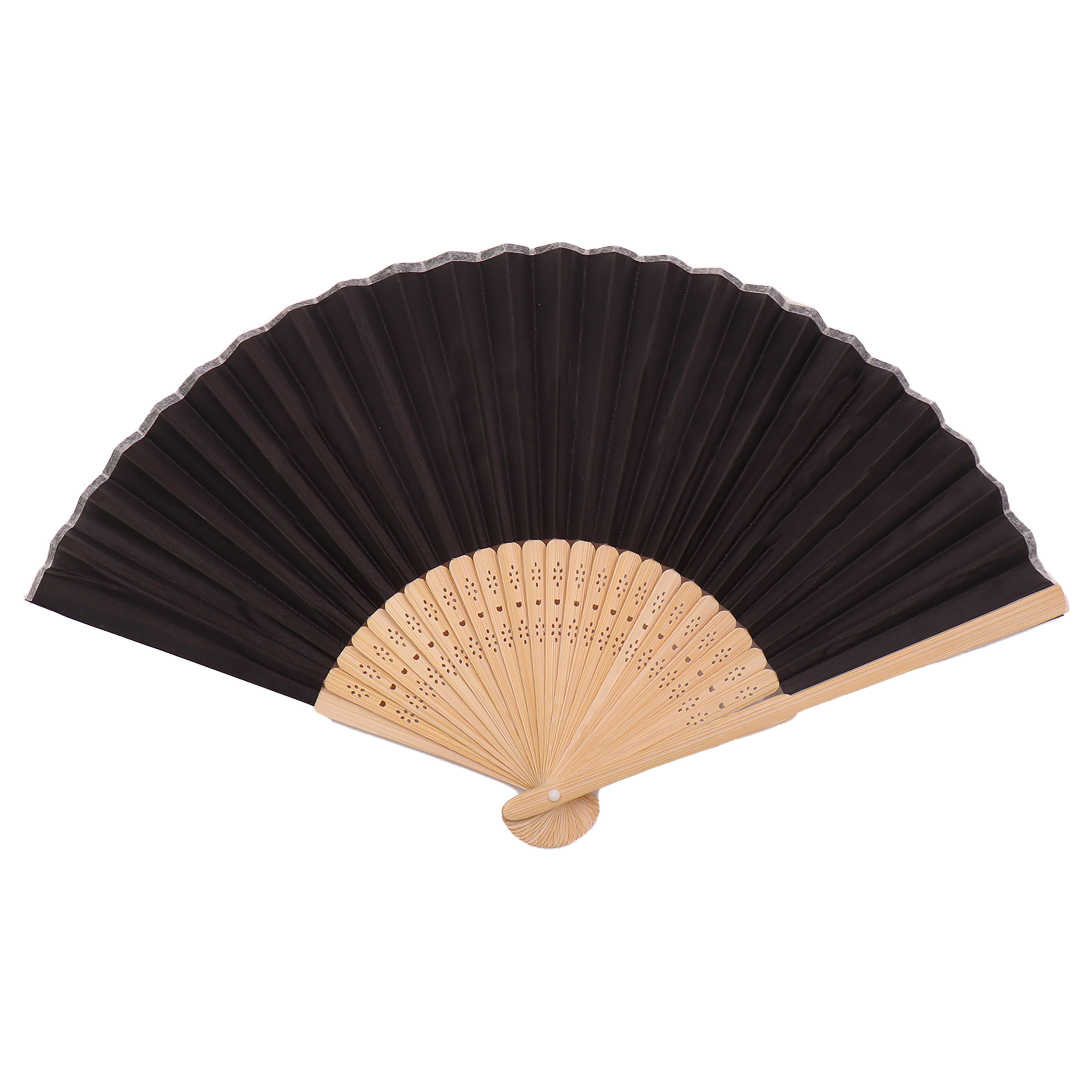 Bamboo Customizable Multi-Color Folding Fan 3