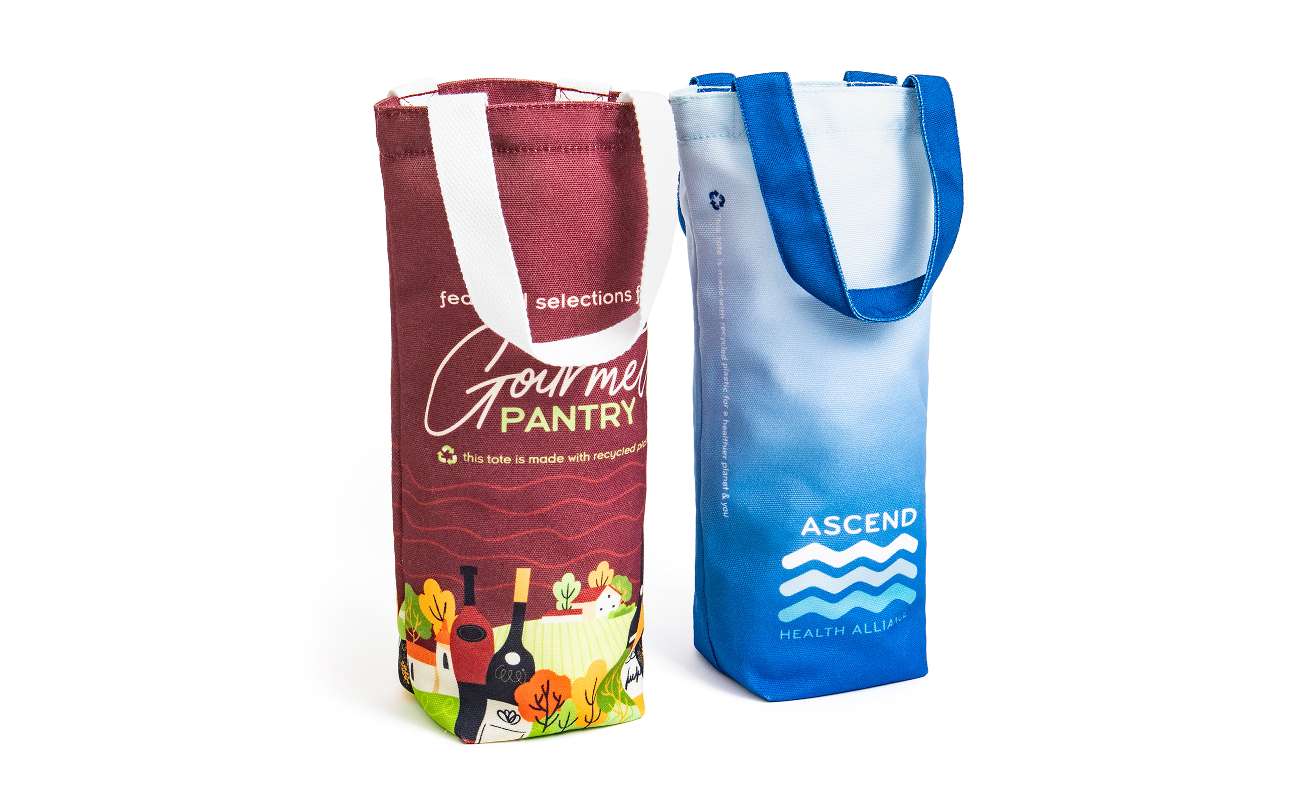 Recycled Canvas Wine Tote