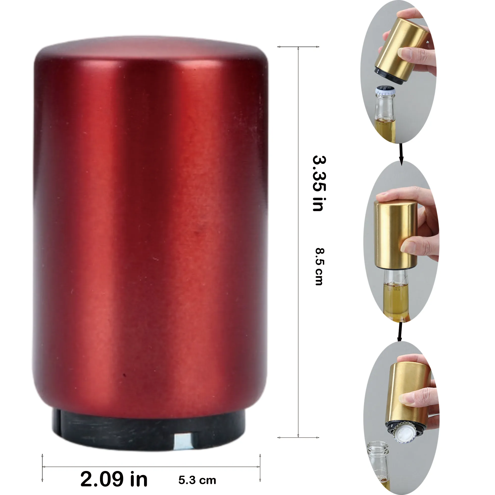 Press-Type Magnetic Automatic Bottle Opener 3
