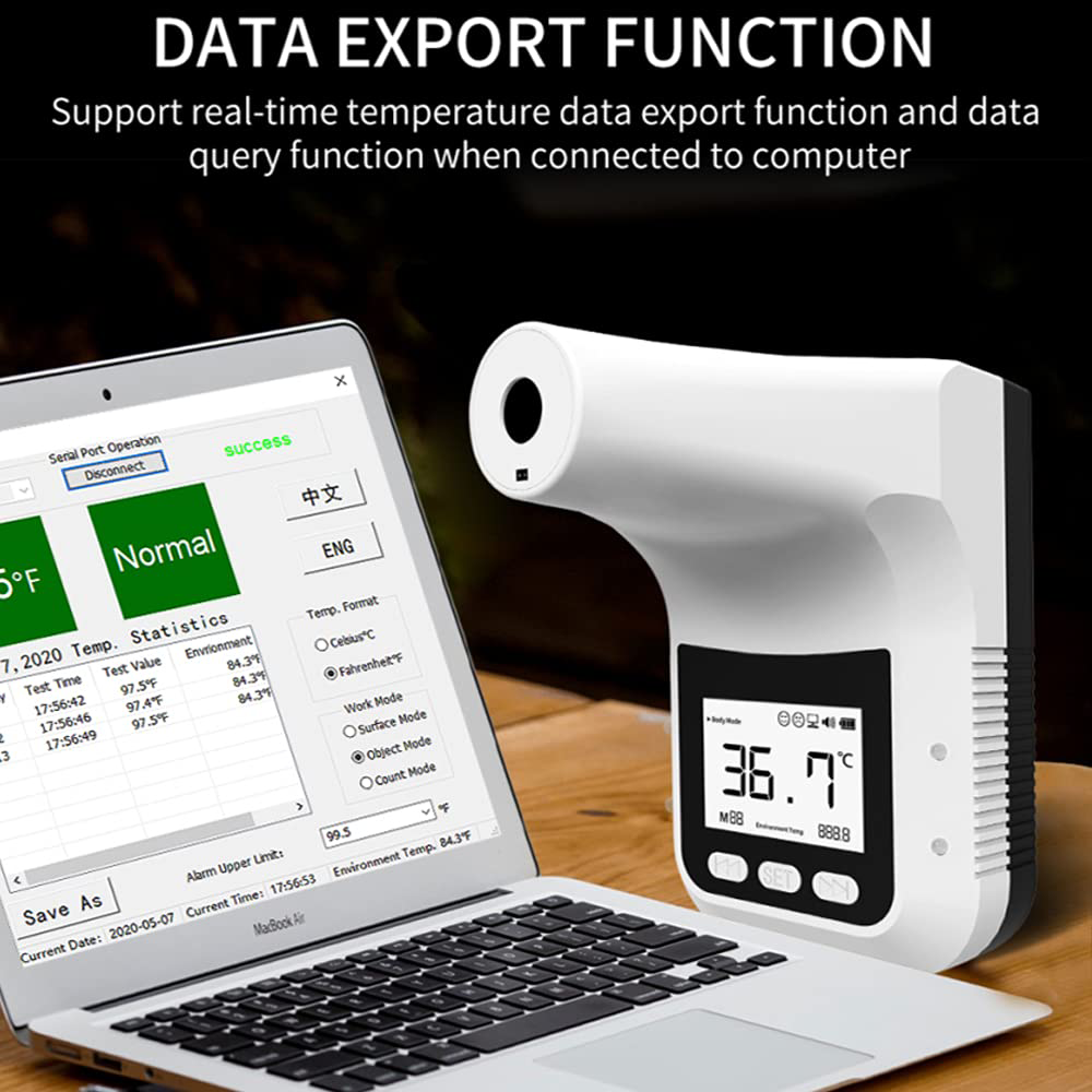 K3 Pro Wall Mounted Touchless Infrared Thermometer