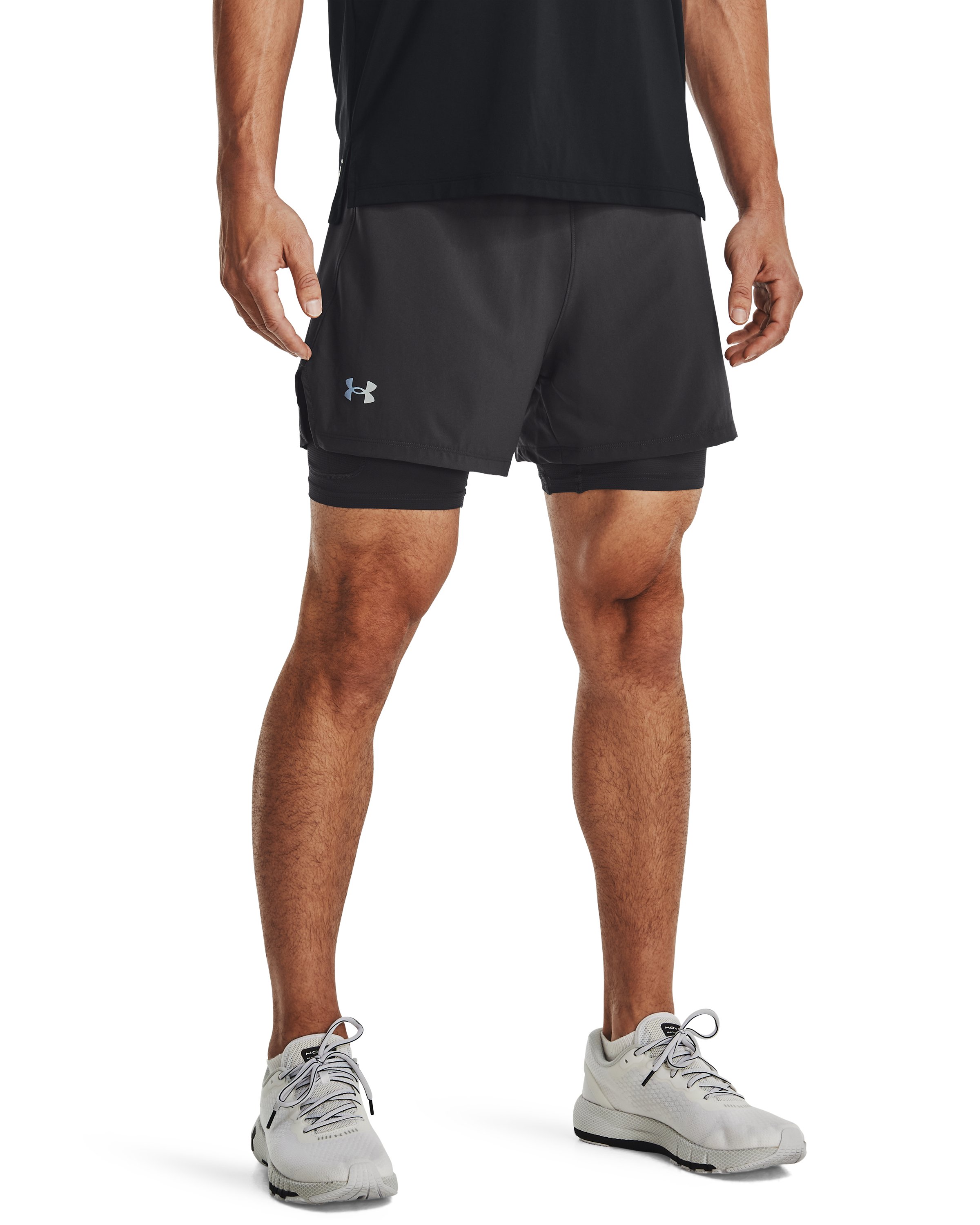 UA Iso-Chill Run Men's 2-in-1 Shorts 6