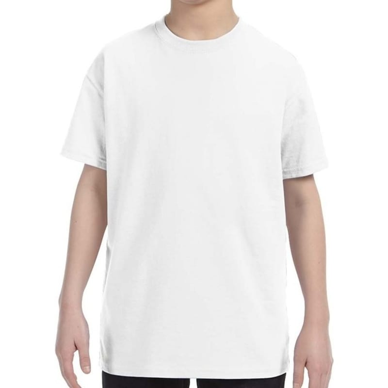 Custom Embroidered Youth Basic Cotton T-Shirts 46