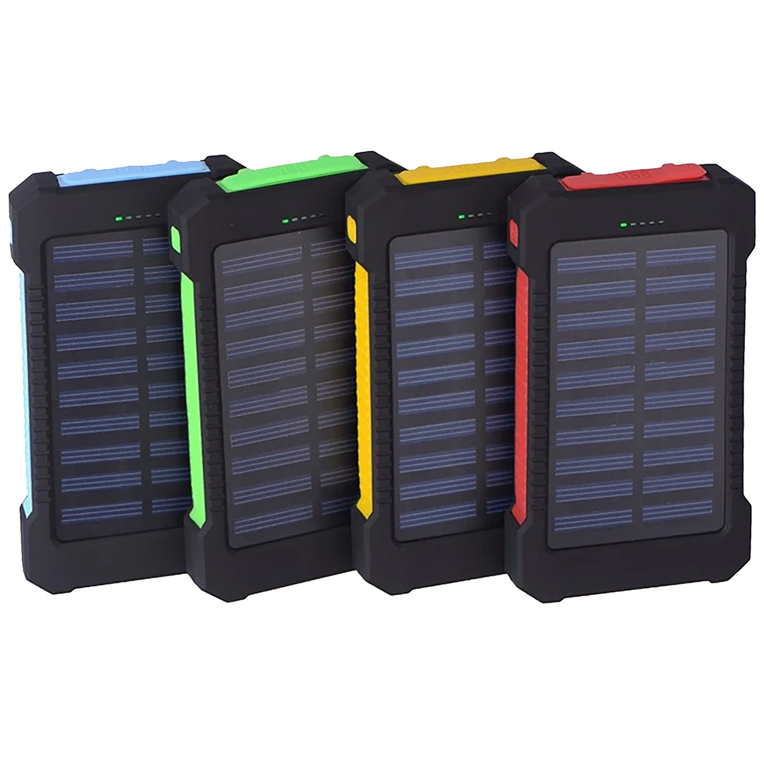 10,000 mAh Solar Dual Port Water Resistant Power Bank w/Compass & Carabiner 5