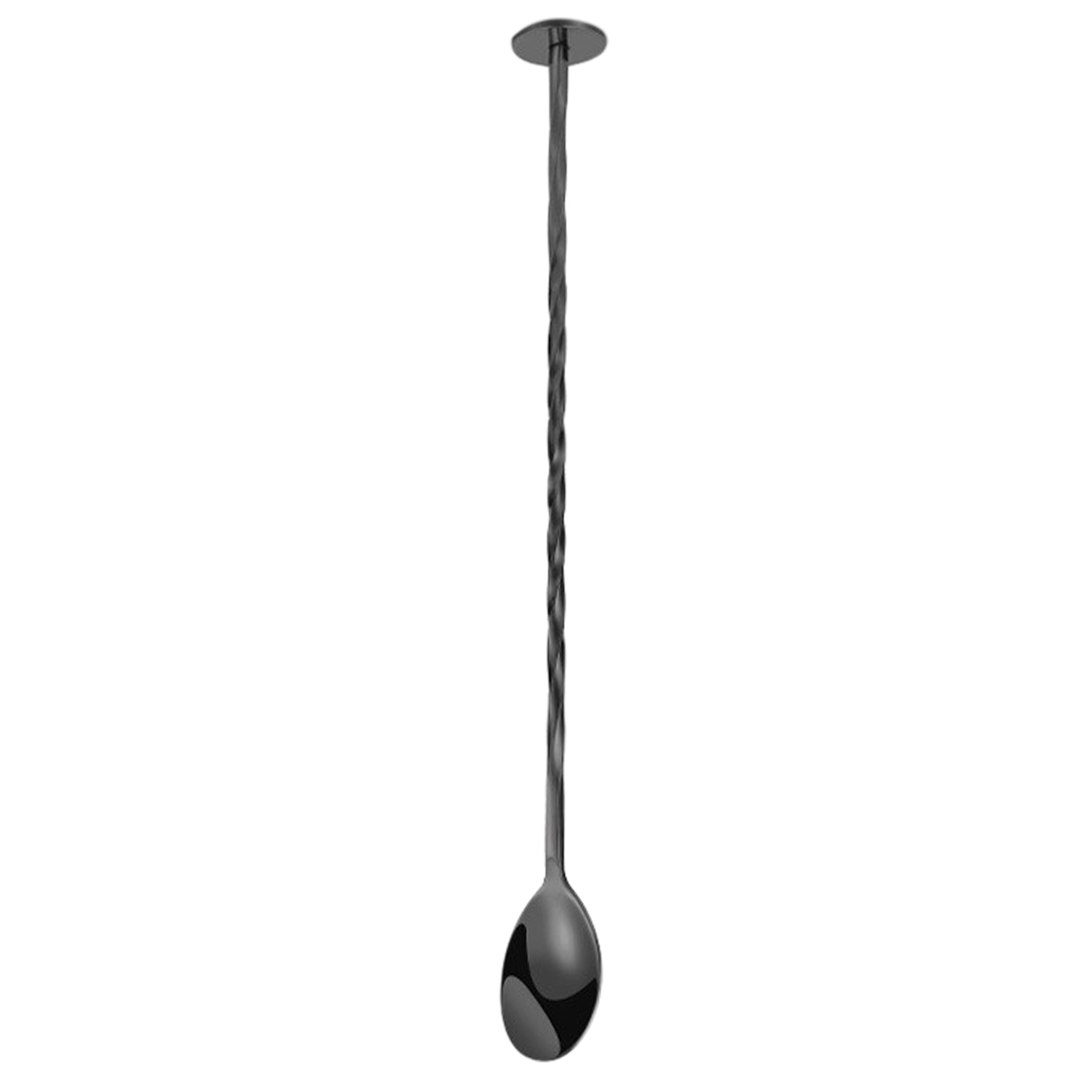 Stainless Steel Bar Spoon w/Spiral Handle for Mixing Drinks 3