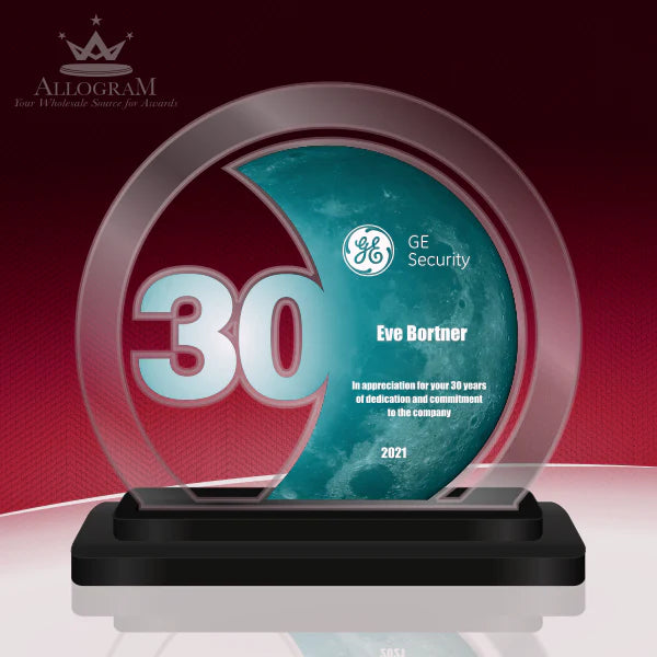 Years Of Service Acrylic Circle In Choice Of Color 2