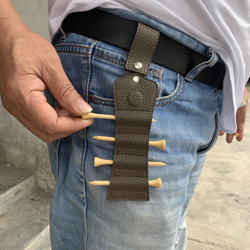 Leather Golf Tees Holder Belt Holder 3