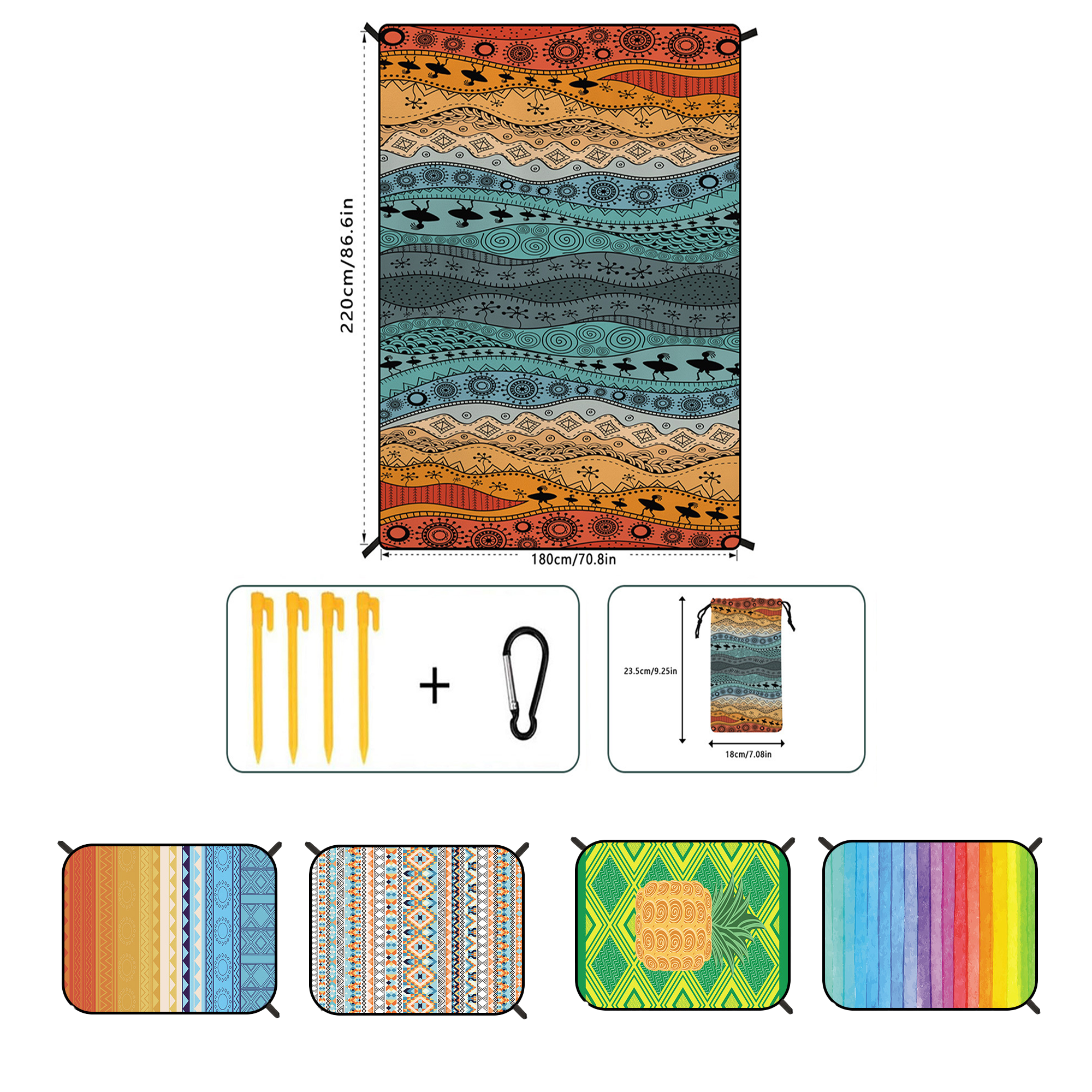 Customizable Vitality Beach Mat 2