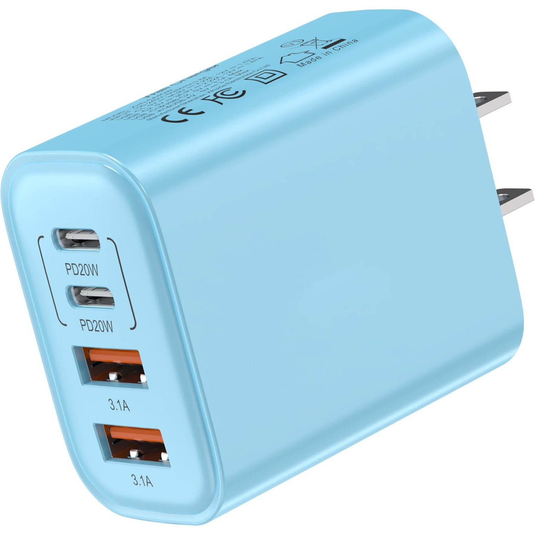 40W 4 Ports Fast Charging Block 3