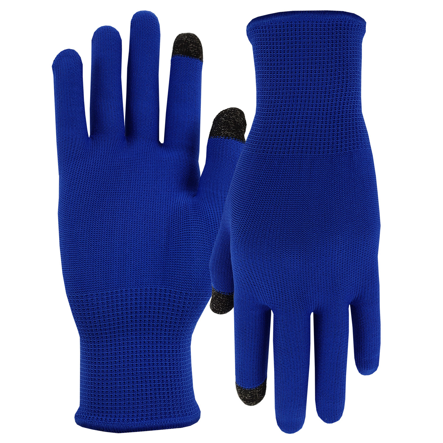 Lightweight Waffle Knit Beanie Cap and Performance Text Gloves Combo 7