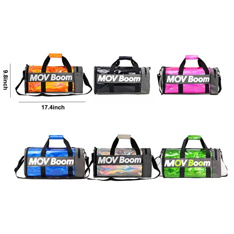 Yoga Laser PU Leather Fitness Bag 5