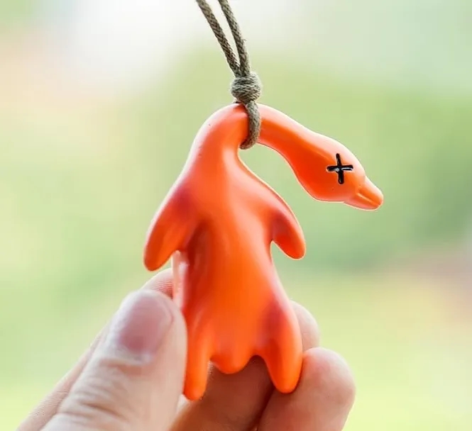 Wholesale Color Changing Duck Car Mirror Hanging Ornament Funny Custom Auto Decor 3