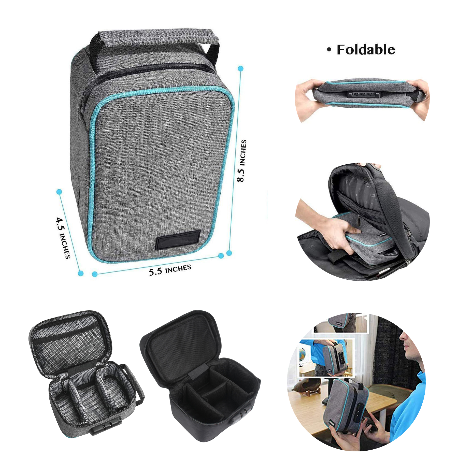 Smell Proof Bag with Combination Lock