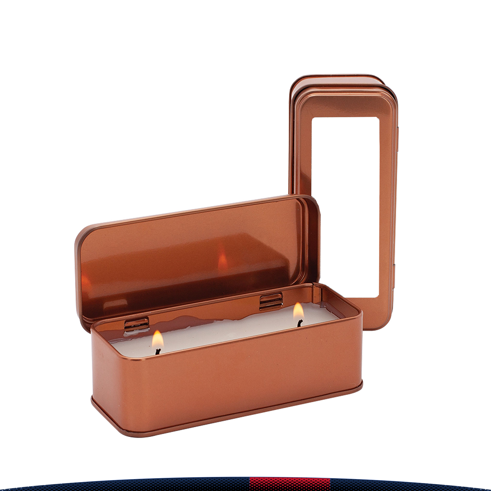 2.25 oz. Delphia Scented Copper Rectangular Candle 5