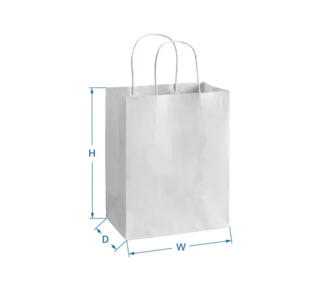 White Paper Shopping Bags 2