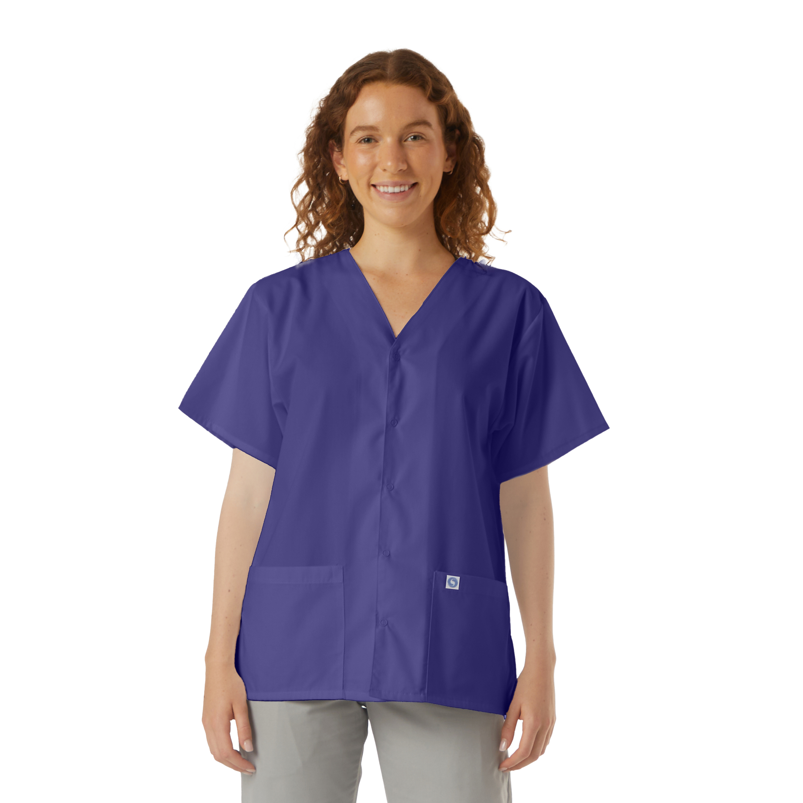 UltraSoft Snap-Front Scrub Tunic 13