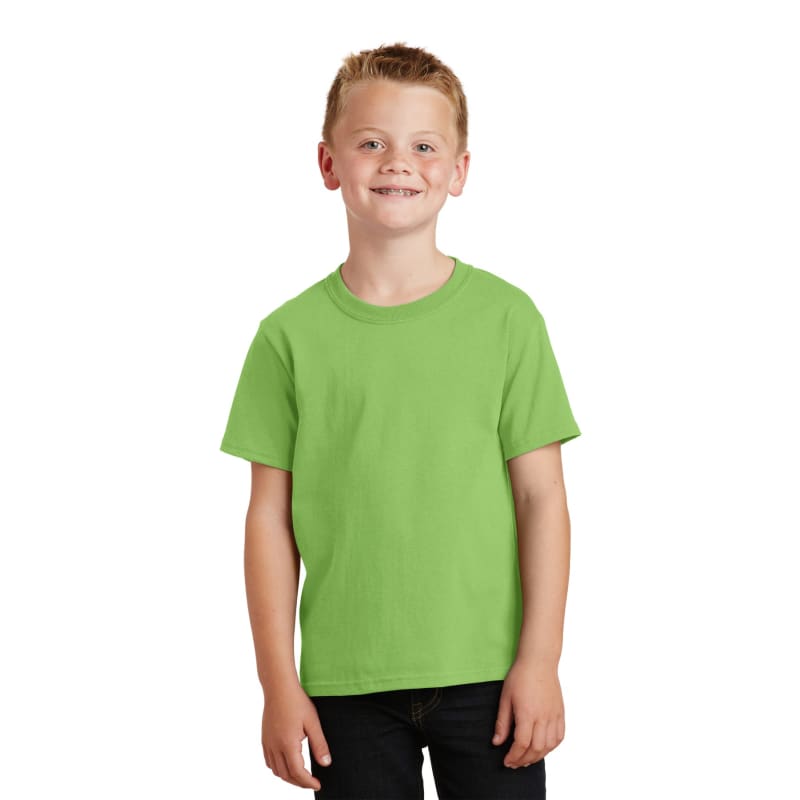 Port & Company - Youth Core Cotton Tee. 65