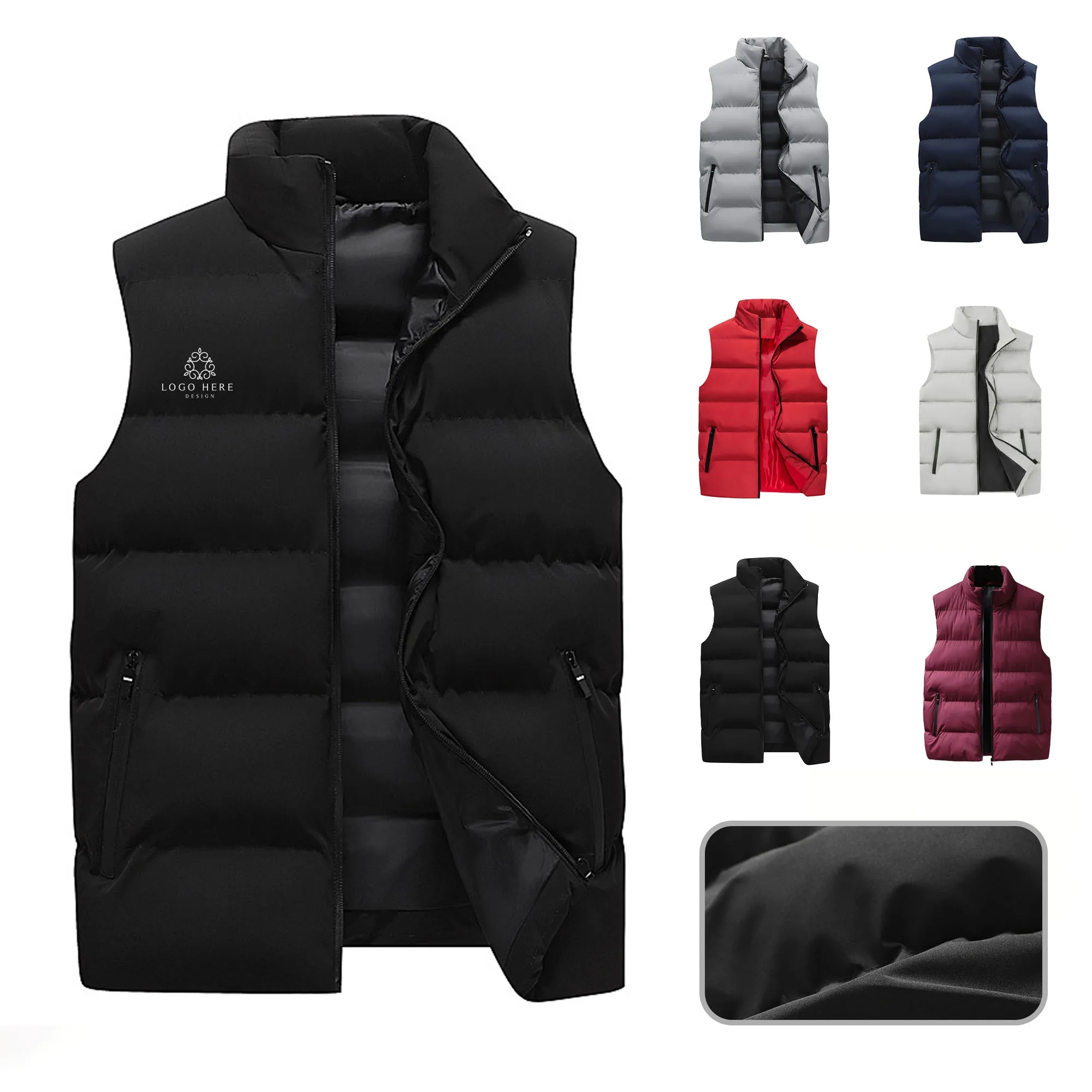 Winter Padded Unisex Down Vest 3