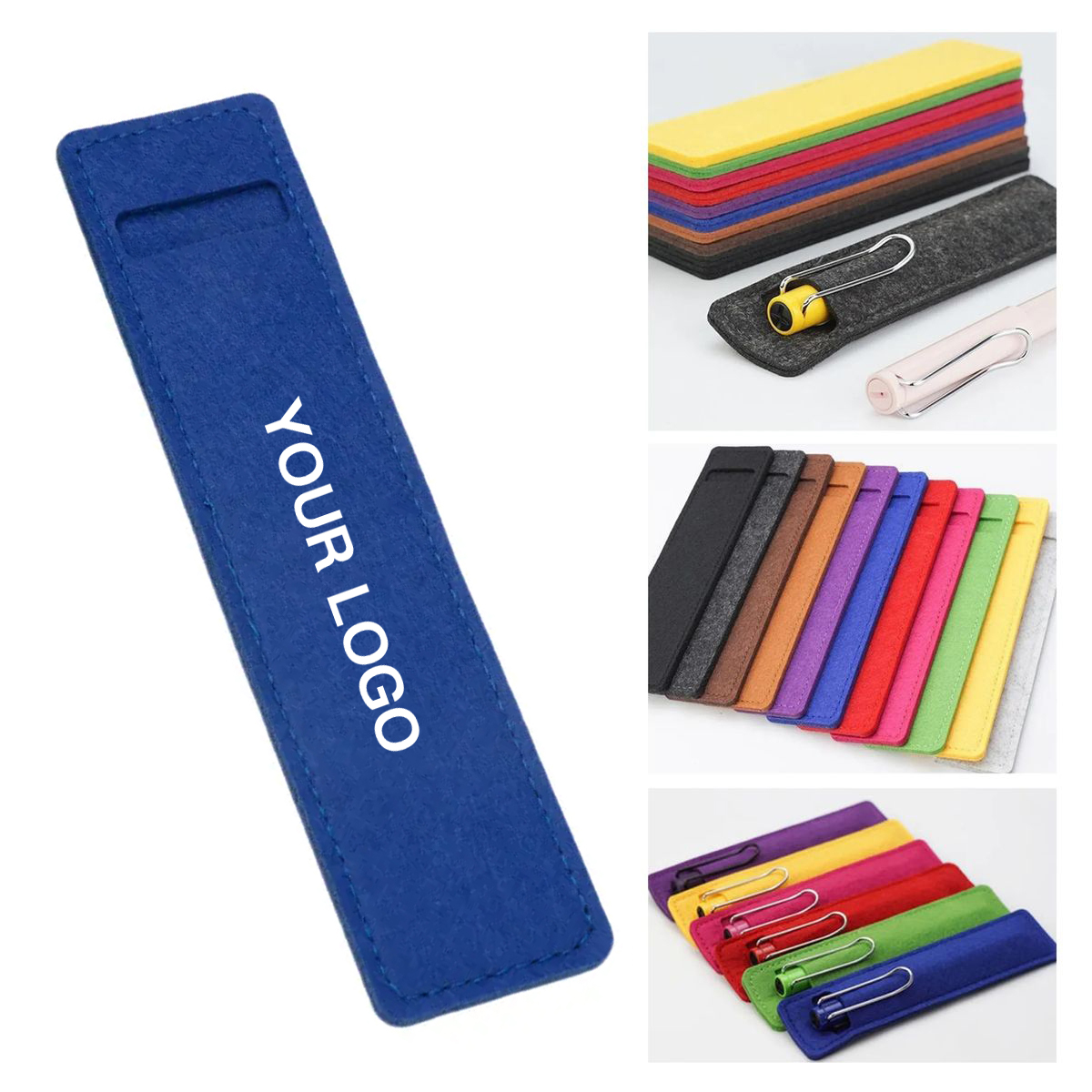 Durable PU Leather Pen Sleeve with Soft Lining 2