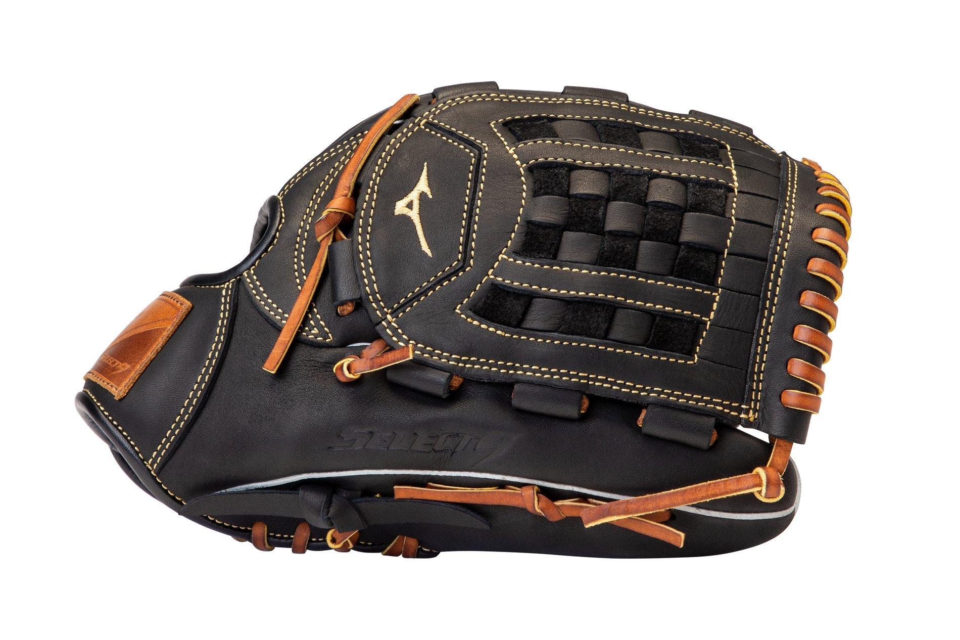 Select 9 Pitcher Baseball Glove 12", Arched Tartan Web, BioSoft Leather, Center Pocket Design 8