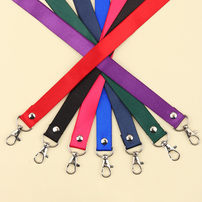 Polyester Name Tag Lanyard with Metal Hook 5