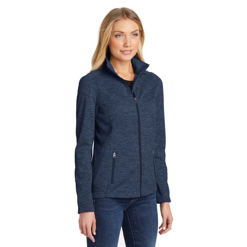 Port Authority Women's Digi Stripe Fleece Jacket. 16