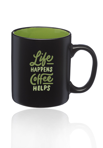 11 oz. Matte Two-Tone Coffee Mugs 20