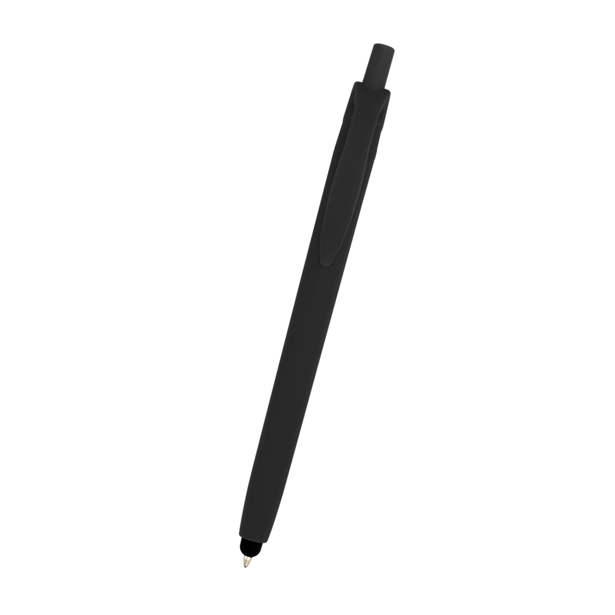 Zinnia Rubberized Pen With Stylus 2