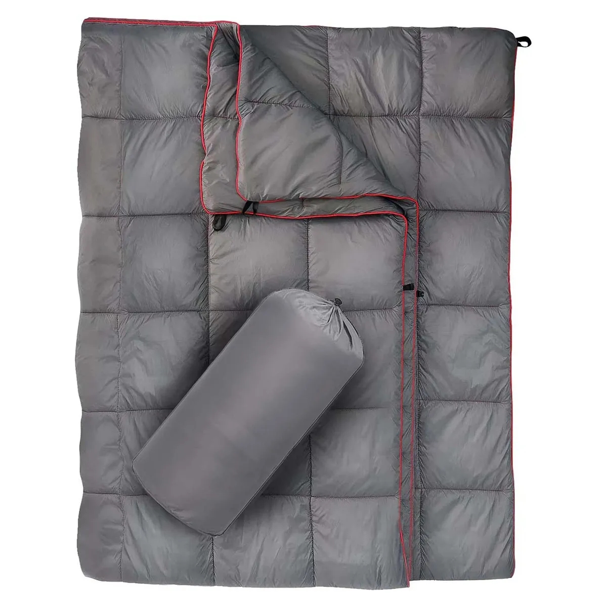 Branded Puffy Waterproof Camping Wearable Packable Blanket 2