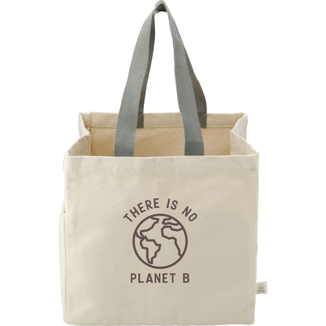 Organic 14oz Cotton Shopper Tote 5