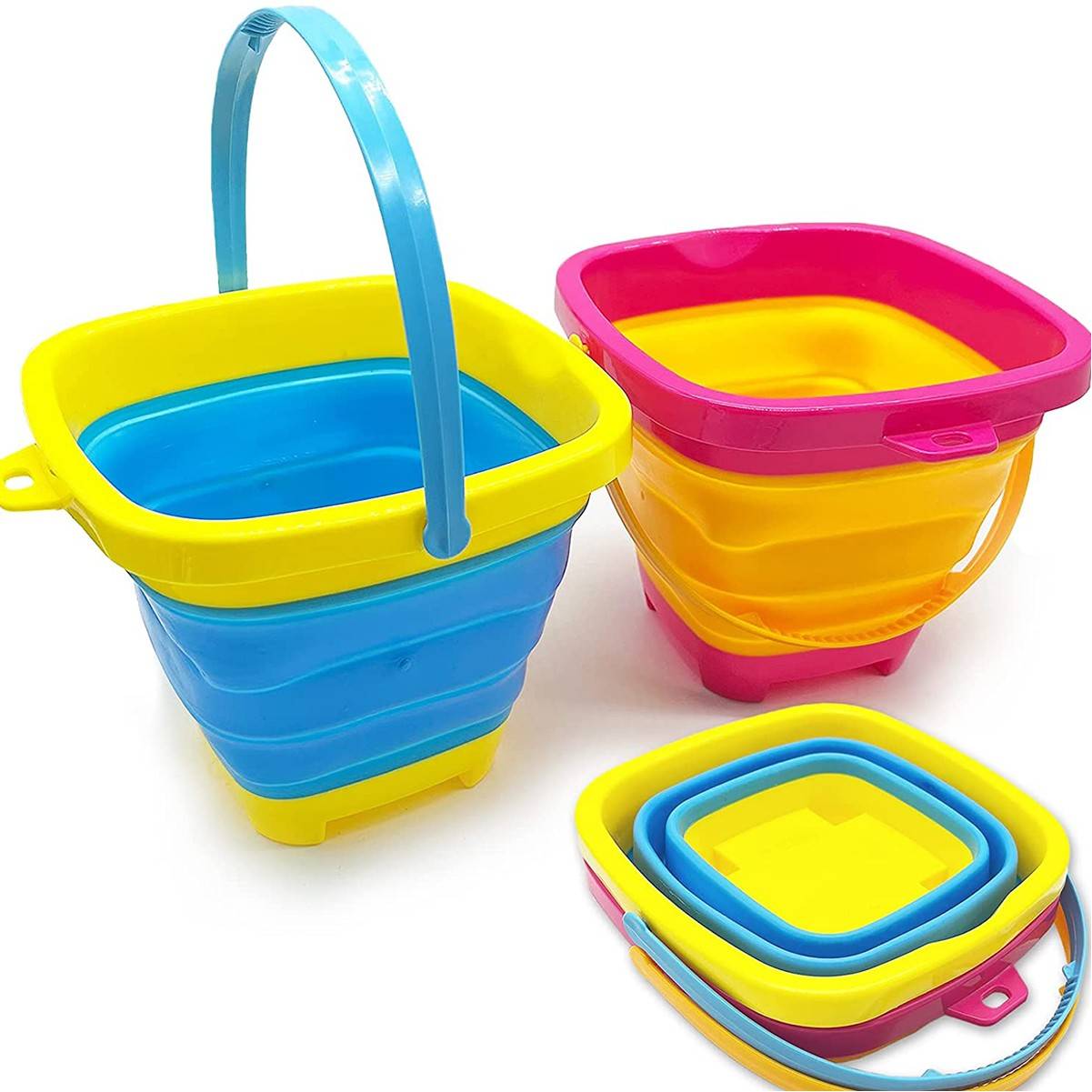 Foldable Sand Bucket Beach Pail 3