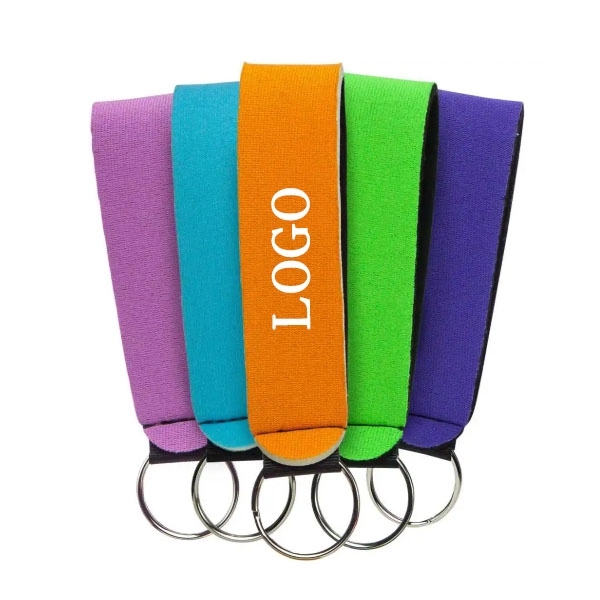 Custom Neoprene Strap Keychains 5