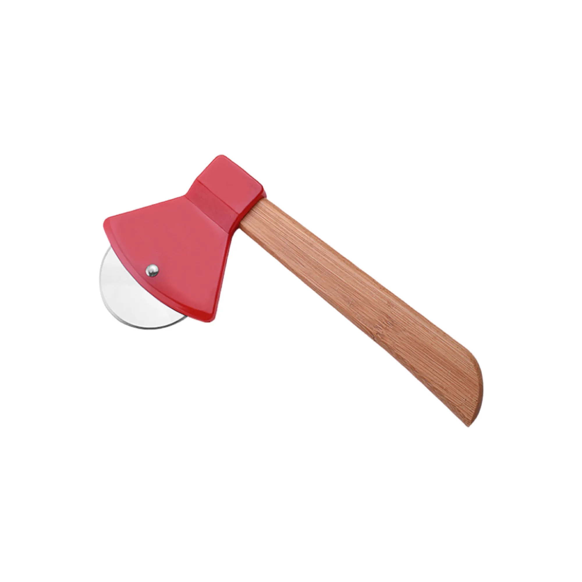 MOQ 50 Pricebuster Full color Axe Shaped Pizza Cutter 7
