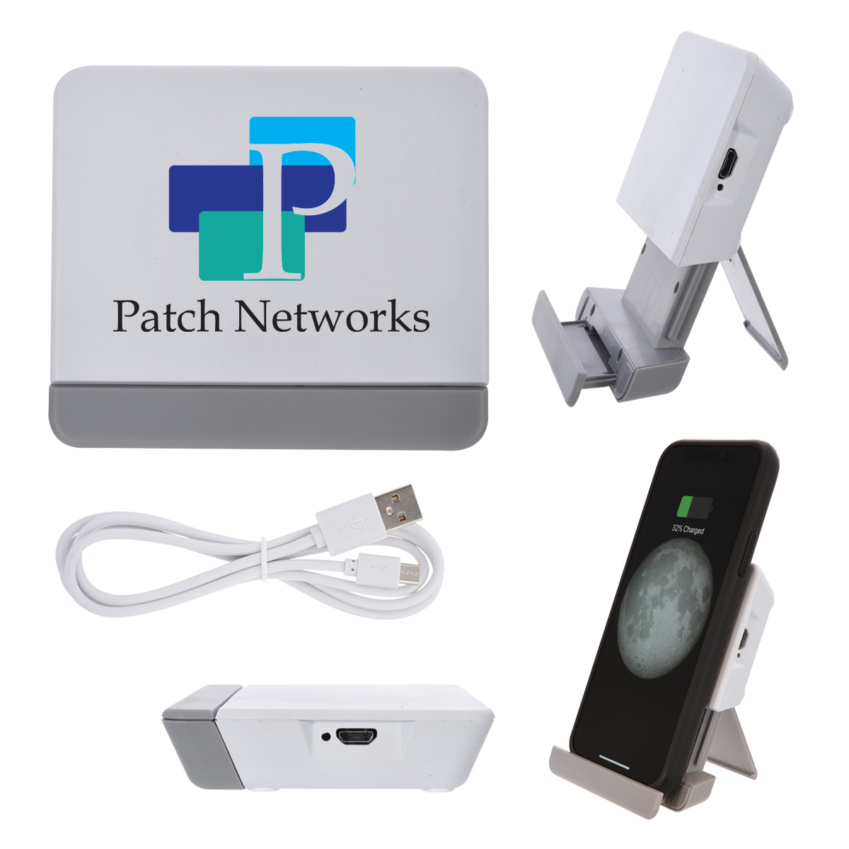 Compact Wireless Charging Pad & Stand 4