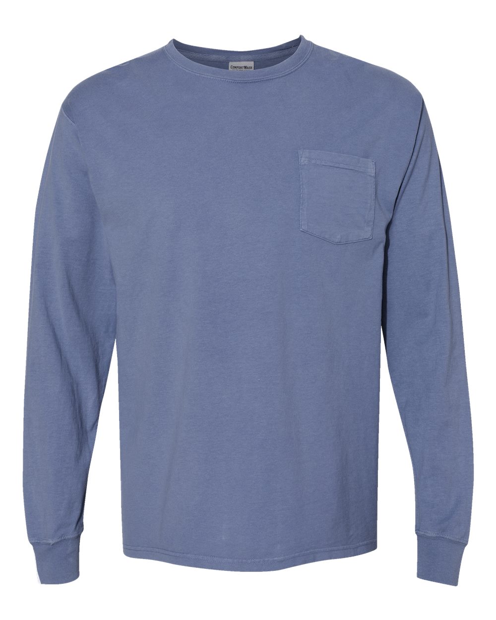 Unisex Garment-Dyed Long Sleeve T-Shirt With a Pocket - GDH250 114