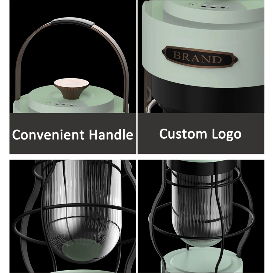 Retro Outdoor Camping Light & Picnic Lantern with Power Bank 8