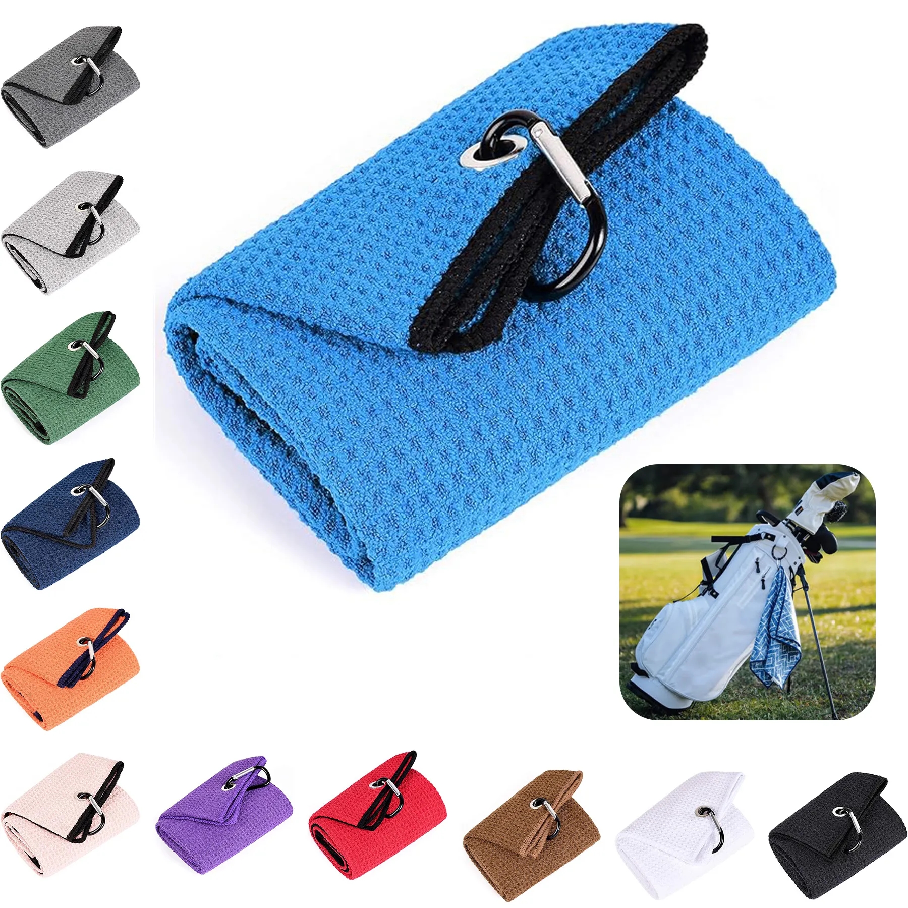 Tri fold Golf Towel 1