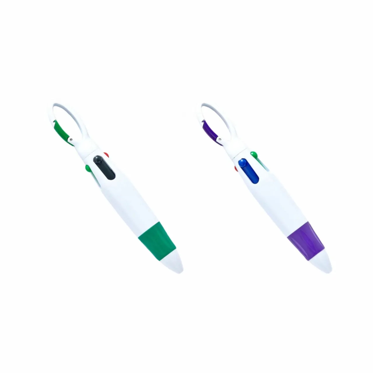 4-Color Ballpoint Pen, Multi-Ink, Clip-On, Office Use 5