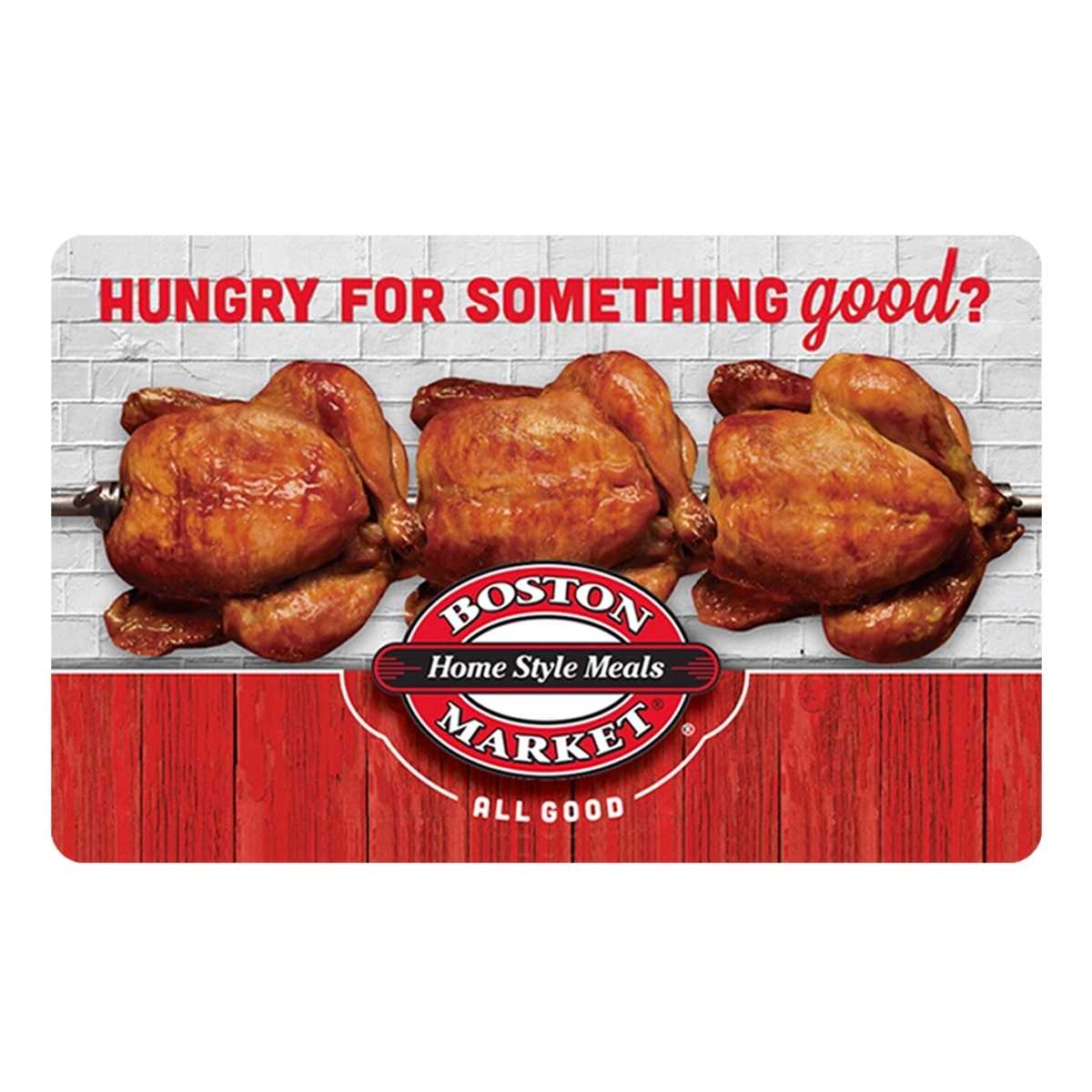 Boston Market Gift Card 2