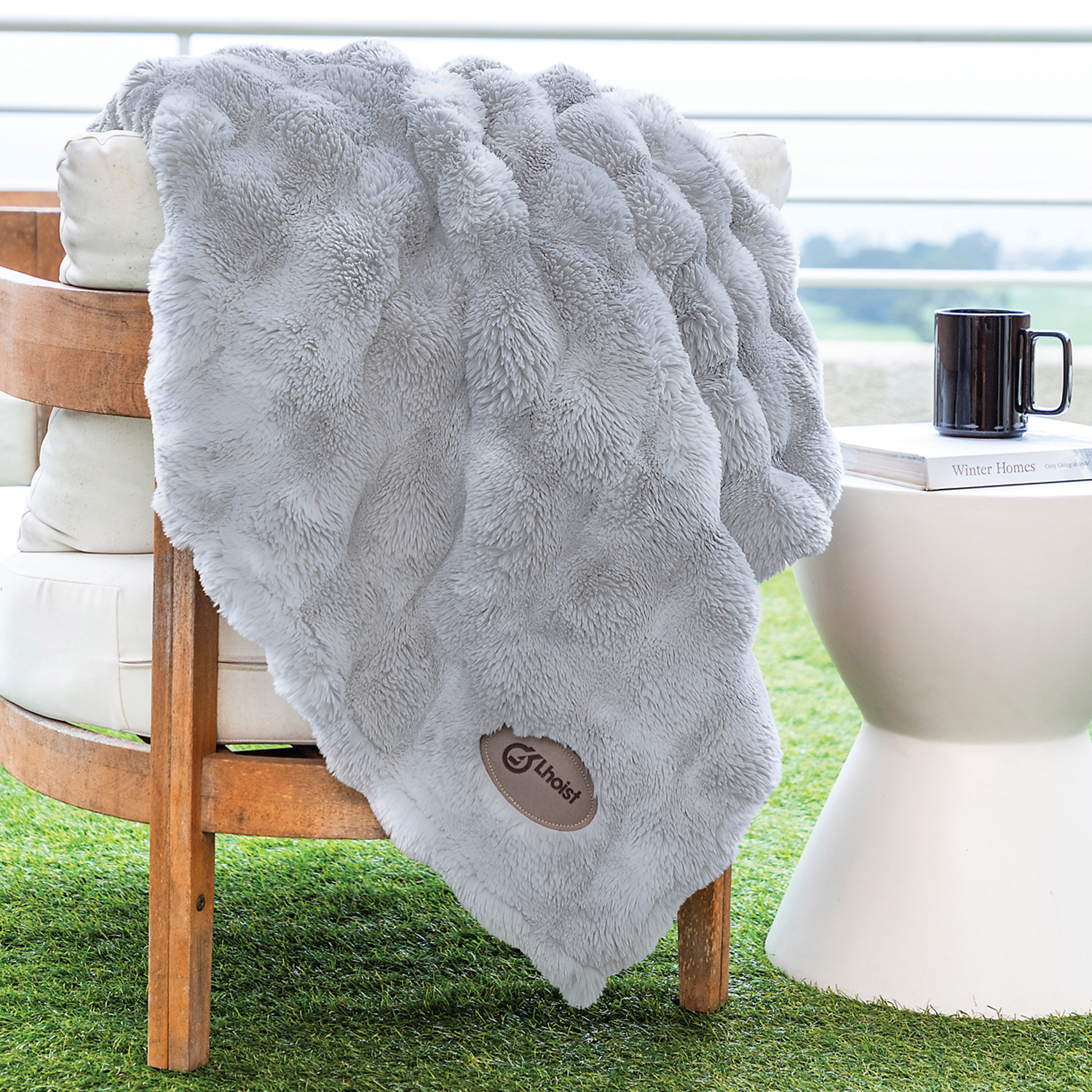 50???x60??? single-layer fur blanket 4