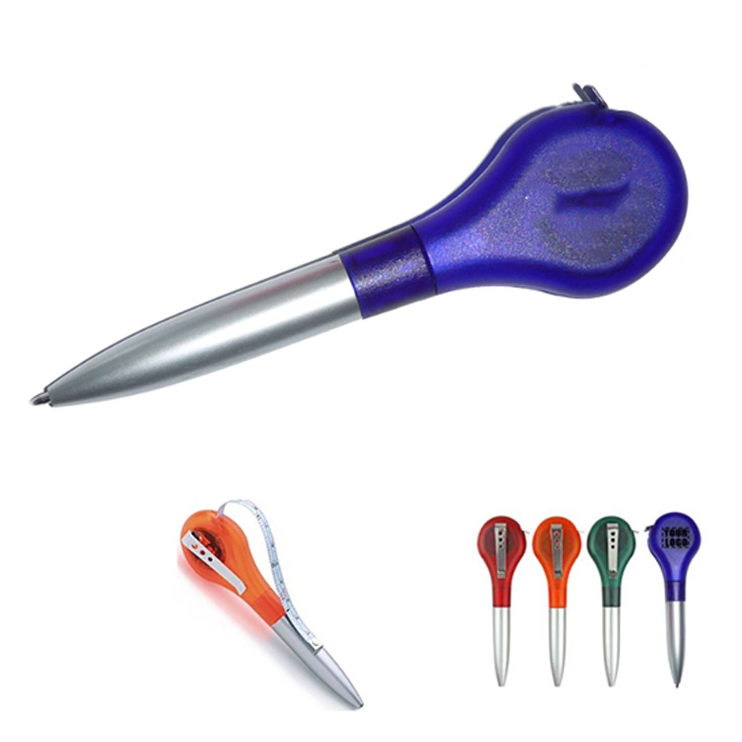 Multifunctional Ballpoint Pens w/ Tape Measure 10