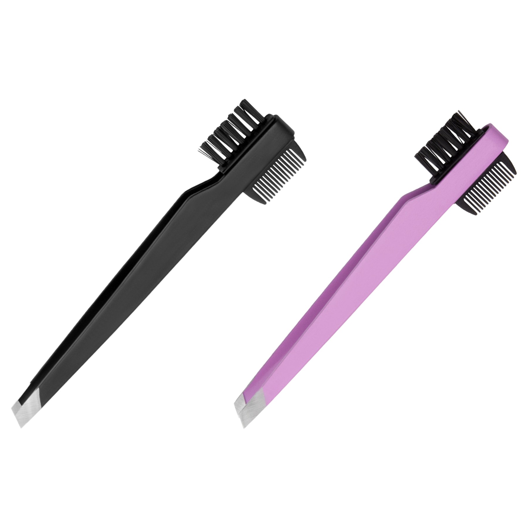 Eyebrow Curler Eyebrow Brush 2-in-1 Stainless Steel Makeup Tool 4