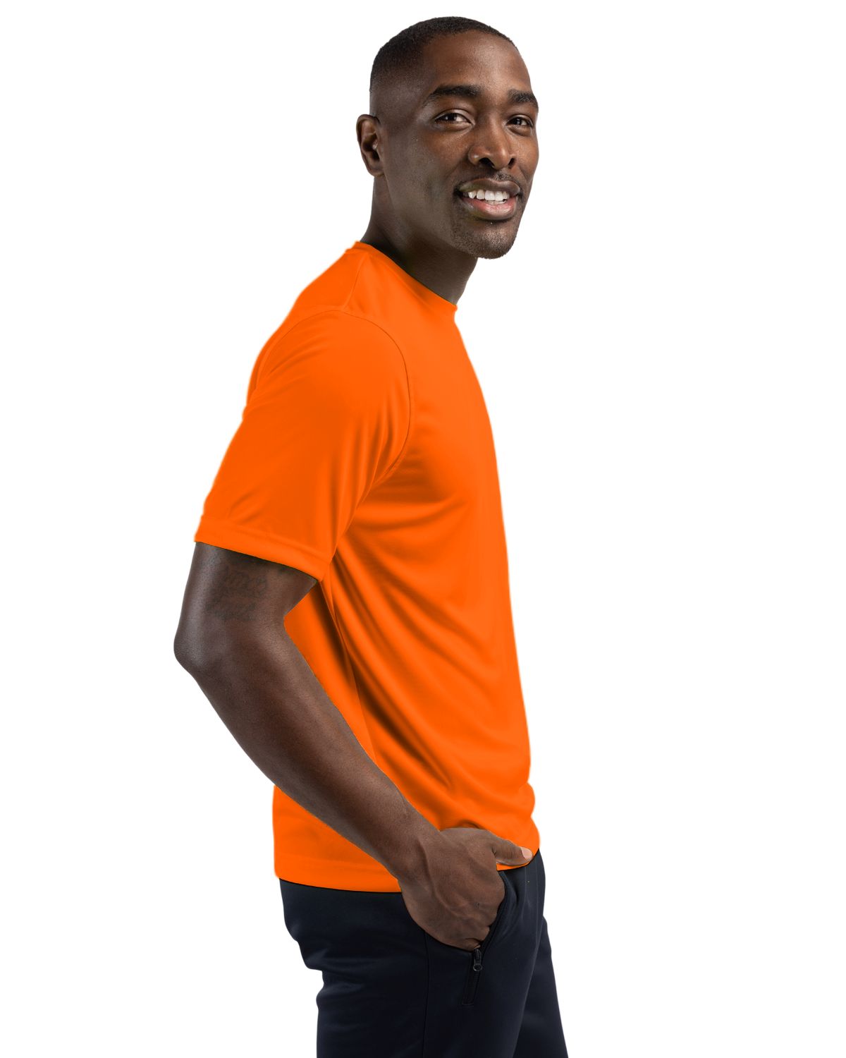 Clique Spin Solution-dyed Performance Jersey Mens Short Sleeve Tee 10